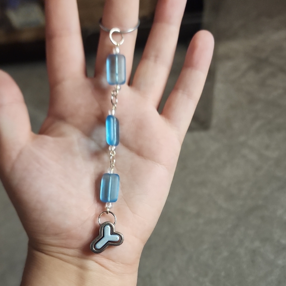 Elegant Blue Beaded Bracelet